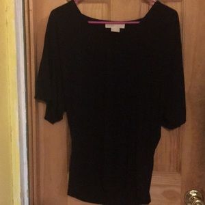 Michael Kors Cold shoulder black top